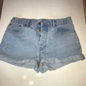 Denim shorts